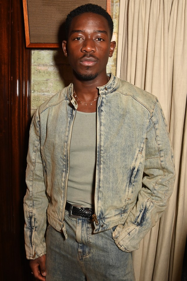 Photo of Damson Idris at a lunch reception.