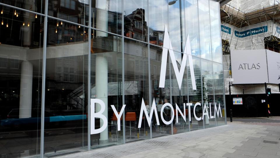 Exterior view of Montcalm restaurant in London.