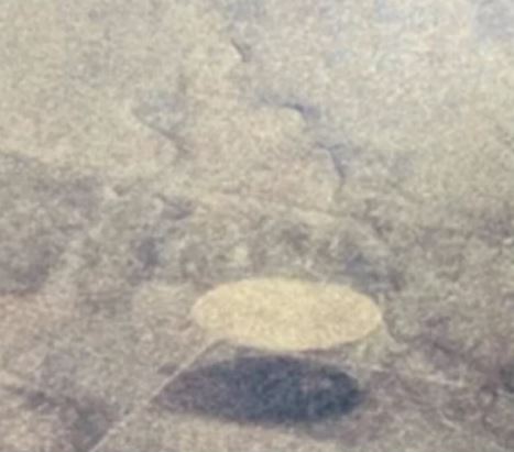 Photo of a flying saucer.