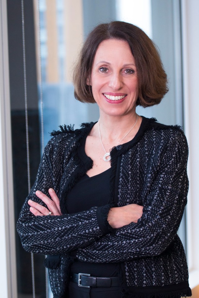 Portrait of Shirine Khoury-Haq, Co-op chief executive.