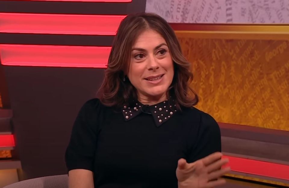 Katie Nicholl in a television interview.