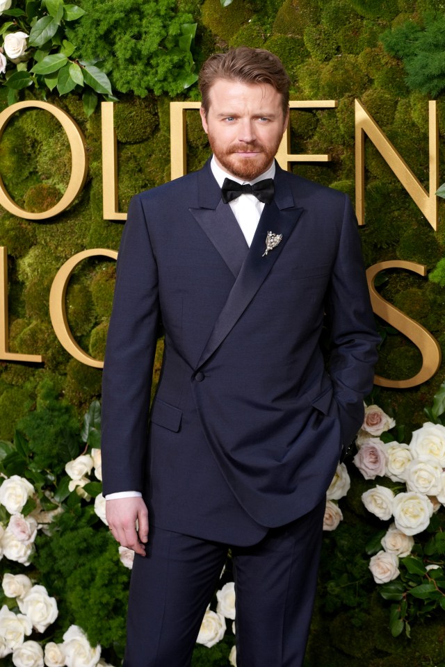 Jack Lowden at the Golden Globe Awards.