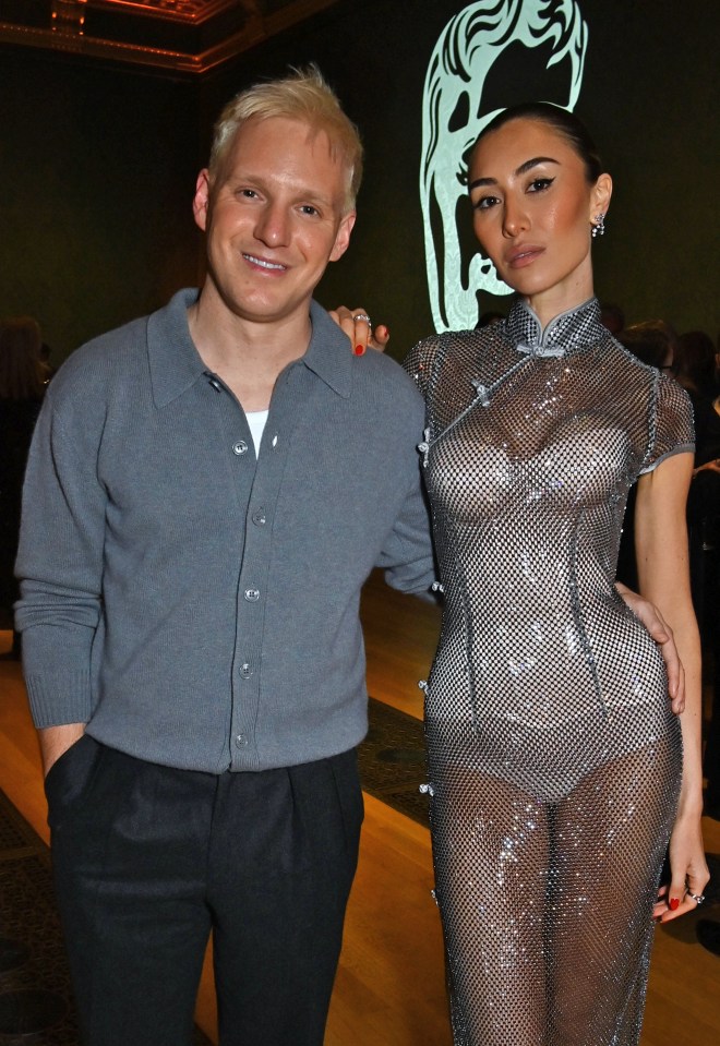 Jamie Laing and Sophie Habboo at the EE BAFTA Film Awards 2025 Nominees' Party.