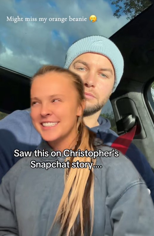 Screenshot of JoJo Siwa's response to a Snapchat story.