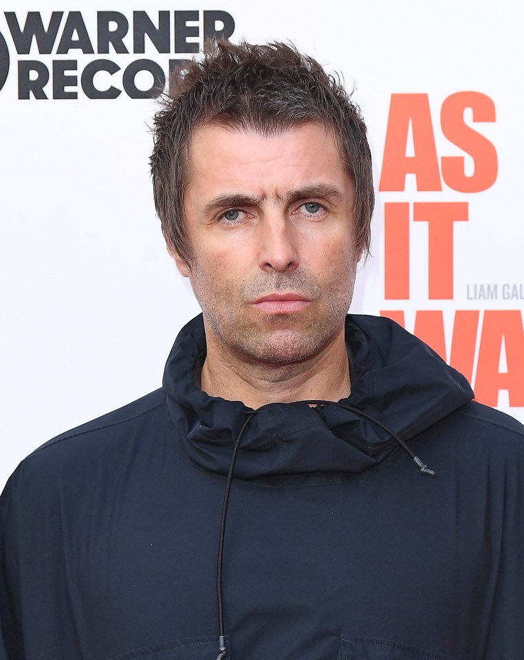 Liam Gallagher at the world premiere of his documentary.