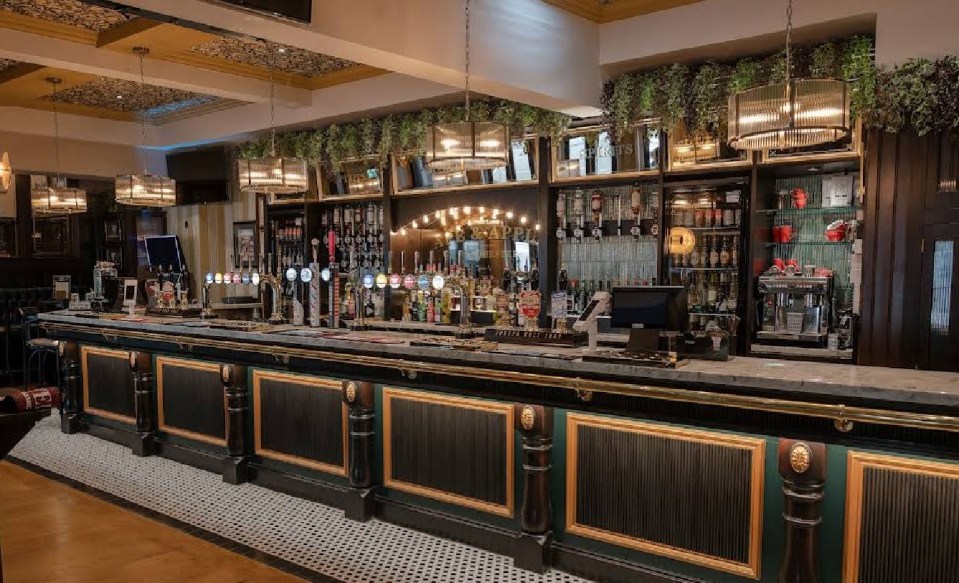The Ape and Apple pub in Manchester after a £400,000 revamp.