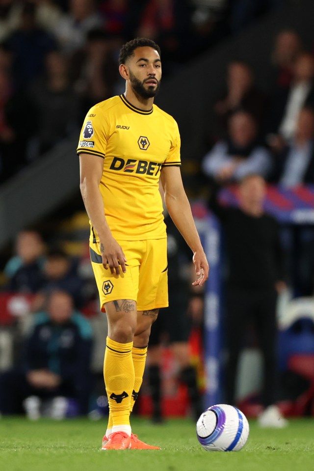 Matheus Cunha of Wolverhampton Wanderers during a Premier League match.
