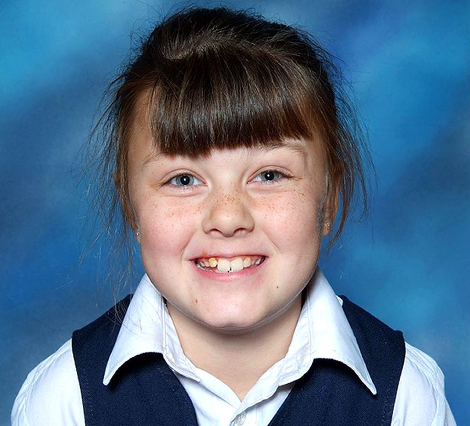 Photo of Shannon Matthews, a missing 9-year-old girl.