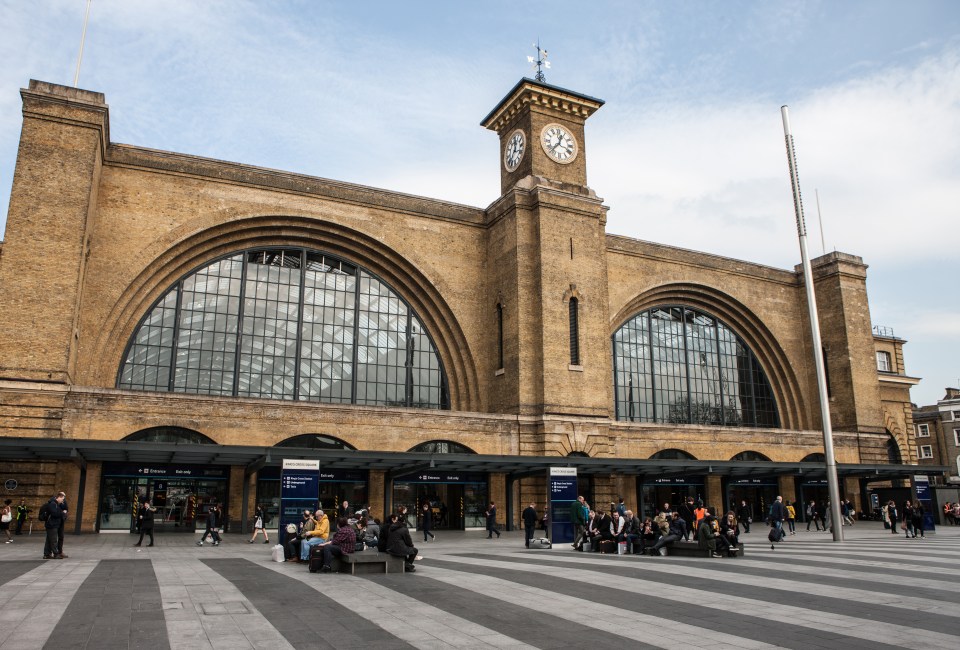 Newly renovated King's Cross Railway Station.