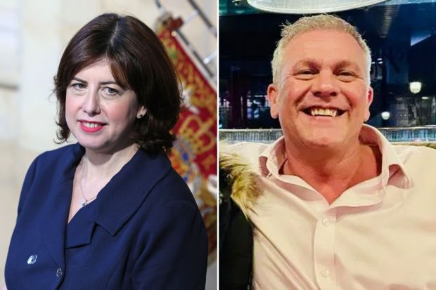 An image collage containing 2 images, Image 1 shows Headshot of Lucy Powell, MP, Image 2 shows Photo of a father and daughter sitting together