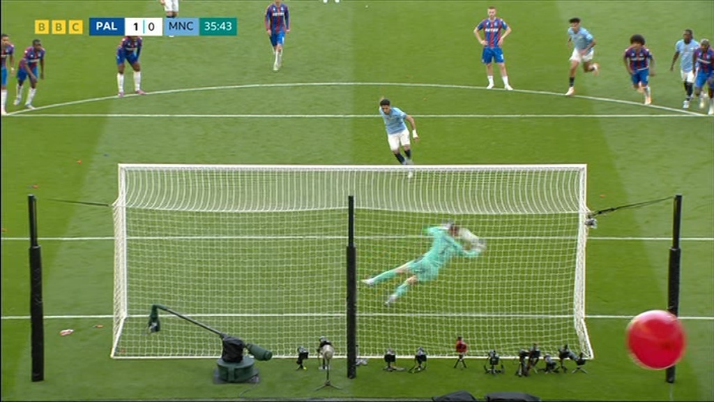 Henderson then saved Omar Marmoush's penalty 10 minutes later