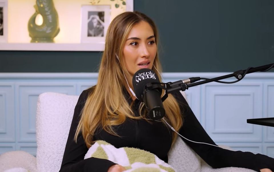 Sophie Habboo on the "Newlyweds" podcast.