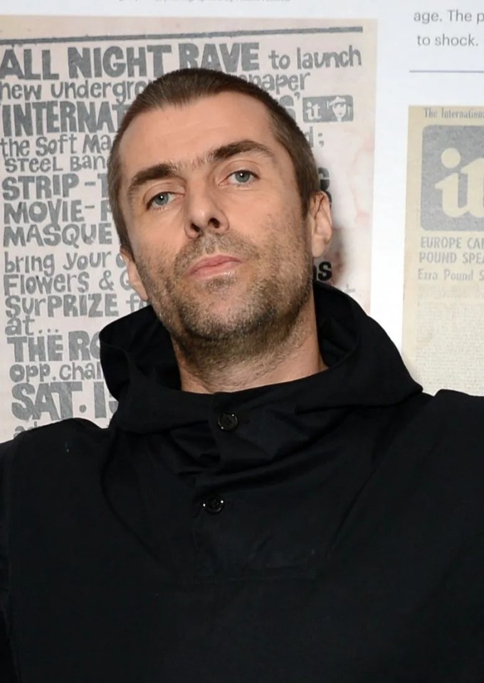 Liam Gallagher at the Q Awards.