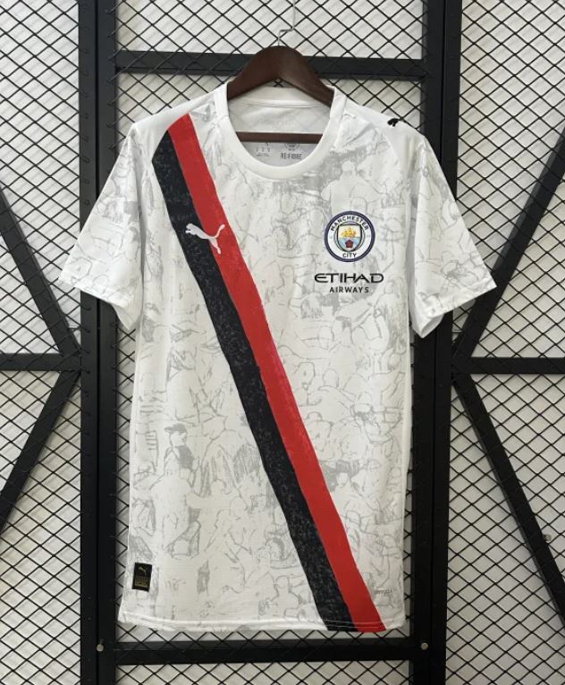 Manchester City soccer jersey.