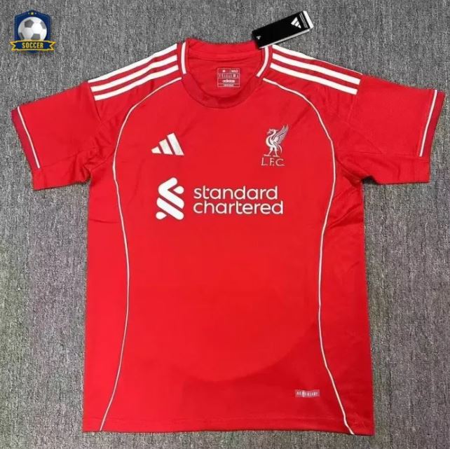 Liverpool FC soccer jersey.