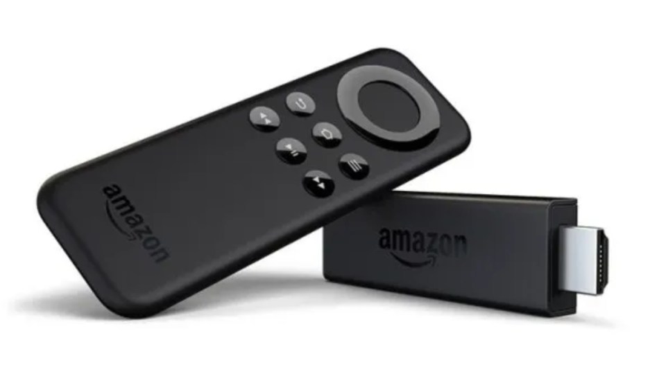 Amazon Fire TV Stick and remote.