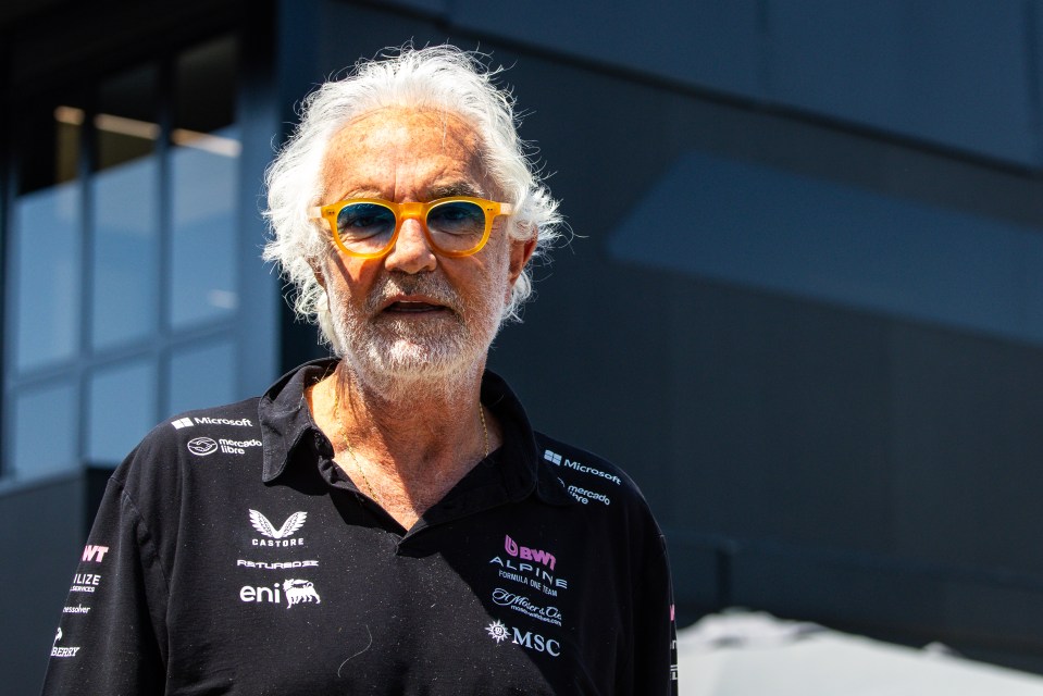 Flavio Briatore, Alpine F1 Team Executive Advisor, at the Spanish Grand Prix.