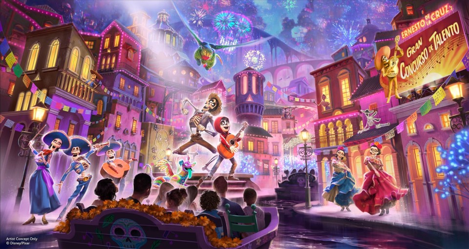 Disney California Adventure 'Coco' Attraction Concept