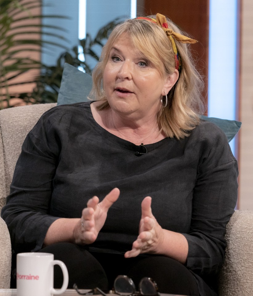 Fern Britton on the Lorraine TV show.