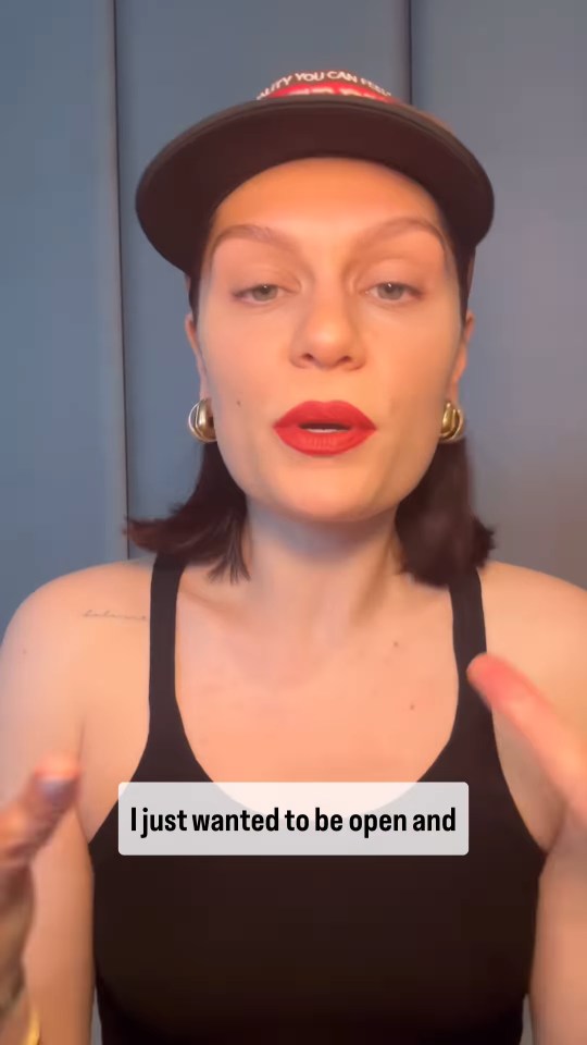 Jessie J announcing her breast cancer diagnosis.
