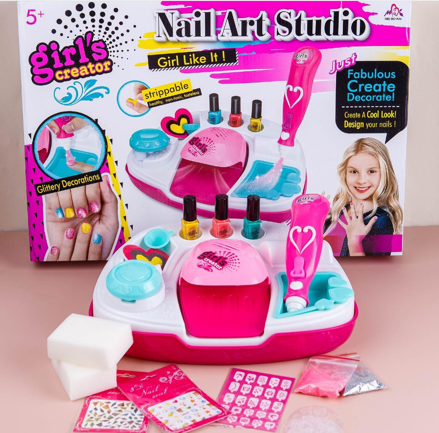 Girl's Creator Nail Art Studio toy set.