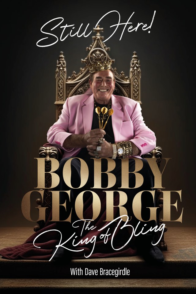 Book cover: Bobby George, The King of Bling, with Dave Bracegirdle.